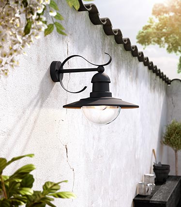 Outdoor wall lights